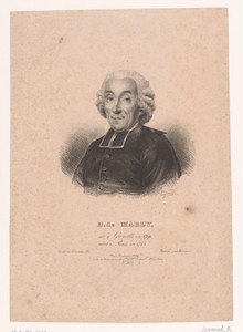 Portret van Gabriel Bonnot de Mably