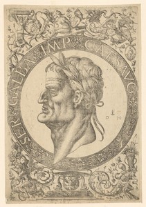 Portret van Galba