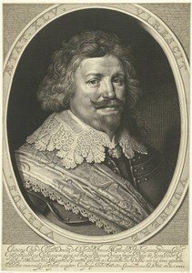 Portret van Gaspard de Coligny, hertog van Châtillon op 45-jarige leeftijd