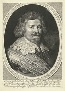 Portret van Gaspard de Coligny, hertog van Châtillon op 45-jarige leeftijd