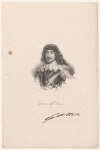 Portret van Gaston van Orléans