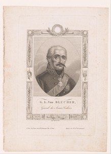 Portret van Gebhard Leberecht von Blücher