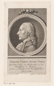 Portret van Gebhard Ulrich Anton Vieth