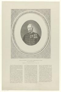 Portret van generaal-majoor Johan Harmen Rudolf Köhler