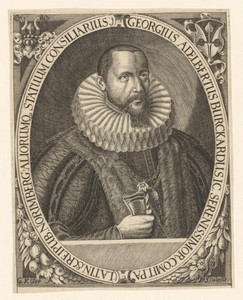Portret van Georg Adalbert Burckard