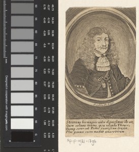 Portret van Georg Adam Struve