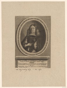 Portret van Georg Adam Struve op 40-jarige leeftijd