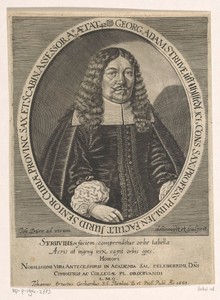 Portret van Georg Adam Struve op 42-jarige leeftijd