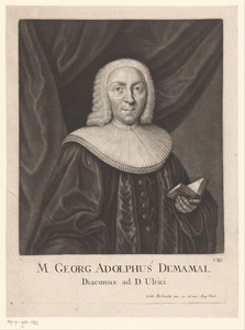 Portret van Georg Adolf Demamal