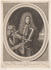 Portret van Georg Adolf Micrander