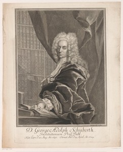 Portret van Georg Adolph Schuberth