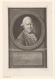 Portret van Georg Andreas Will
