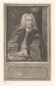 Portret van Georg Christian Gebauer