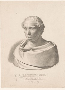 Portret van Georg Christoph Lichtenberg