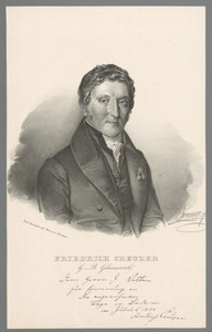 Portret van Georg Friedrich Creuzer