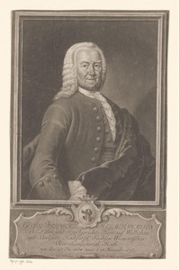 Portret van Georg Friedrich Helmershausen