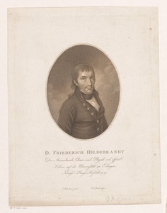 Portret van Georg Friedrich Hildebrandt