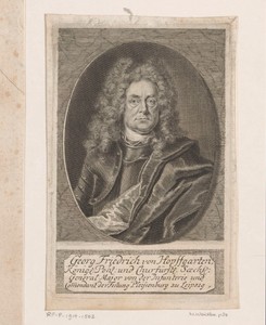 Portret van Georg Friedrich von Hopffgarten