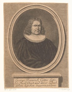 Portret van Georg Heinrich Götze