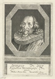 Portret van Georg Imhof