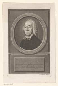 Portret van Georg Joachim Zollikofer