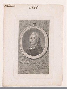 Portret van Georg Joachim Zollikofer