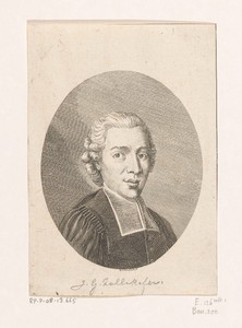 Portret van Georg Joachim Zollikofer