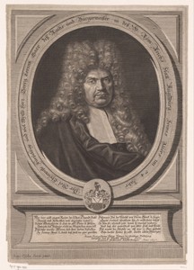 Portret van Georg Lorenz Gaap