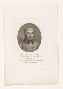 Portret van Georg Ludwig Hartig