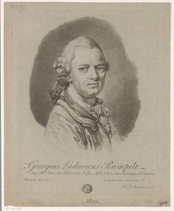 Portret van Georg Ludwig Rumpelt