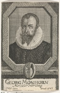 Portret van Georg Mönhorn