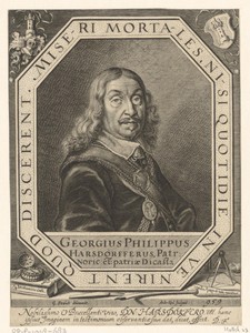 Portret van Georg Philipp Harsdörfer