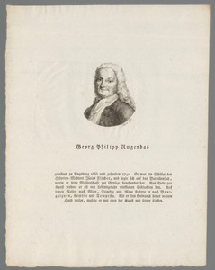 Portret van Georg Philipp Rugendas (I)