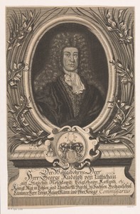 Portret van Georg Rudolph von Lüttichau