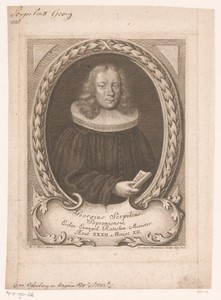 Portret van Georg Serpilius op 32-jarige leeftijd