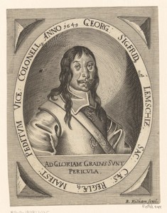 Portret van Georg Sigfried von Lemschiz