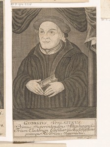 Portret van Georg Spalatin
