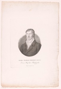 Portret van Georg Wilhelm Friedrich Hegel