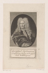 Portret van Georg Wilhelm Kirchmayer