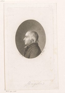 Portret van Georg Wilhelm Pfingsten
