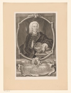 Portret van Georg Wolfgang Krafft