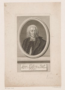 Portret van Georg Wolfgang Krafft