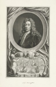 Portret van George Byng