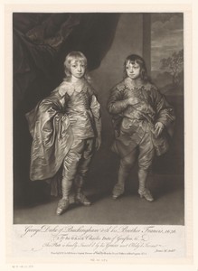 Portret van George en Francis Villiers