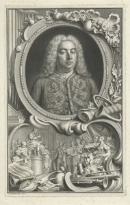 Portret van George Friedrich Händel