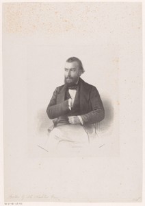 Portret van George Hendrik Wachter