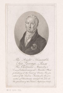 Portret van George Henry Rose