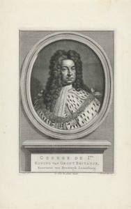 Portret van George I, koning van Engeland