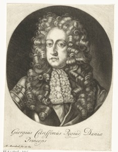 Portret van George I, prins van Denemarken
