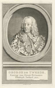 Portret van George II Augustus, koning van Engeland